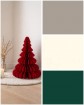 W Weihnachtsbaum aus Papier H x 90 cm, faltbar, 4 Farben