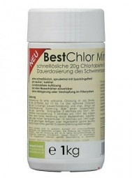 SO Best Chlor Mini Tabs 20g. 1 kg Dose